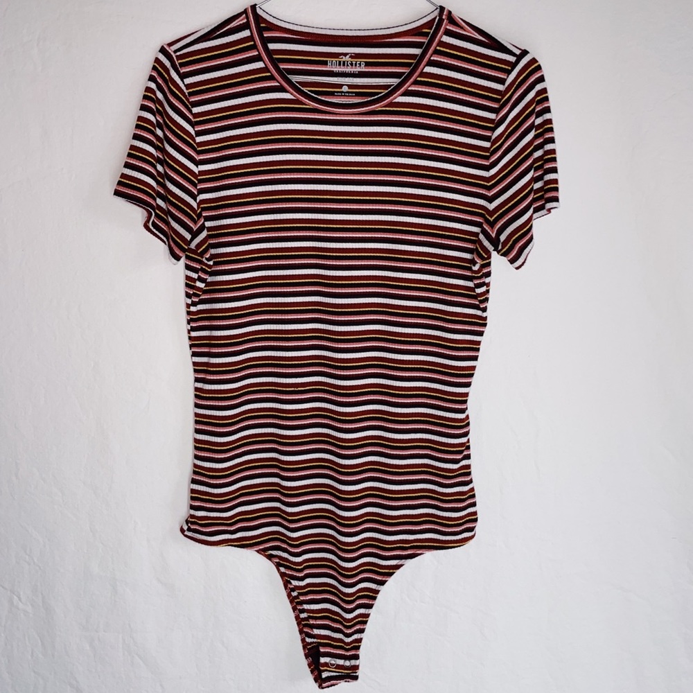 Striped Bodysuit by Hollister